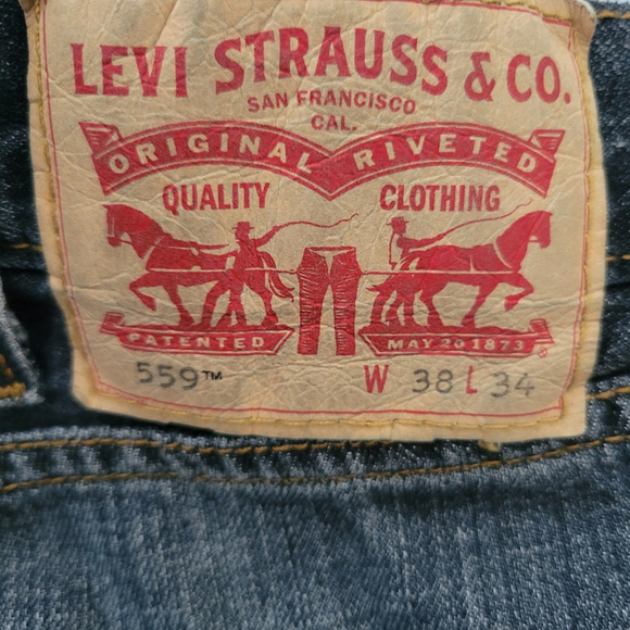 Levi's 559 Jeans 38/34 Men's Excellent Condition - Picture 8 of 10